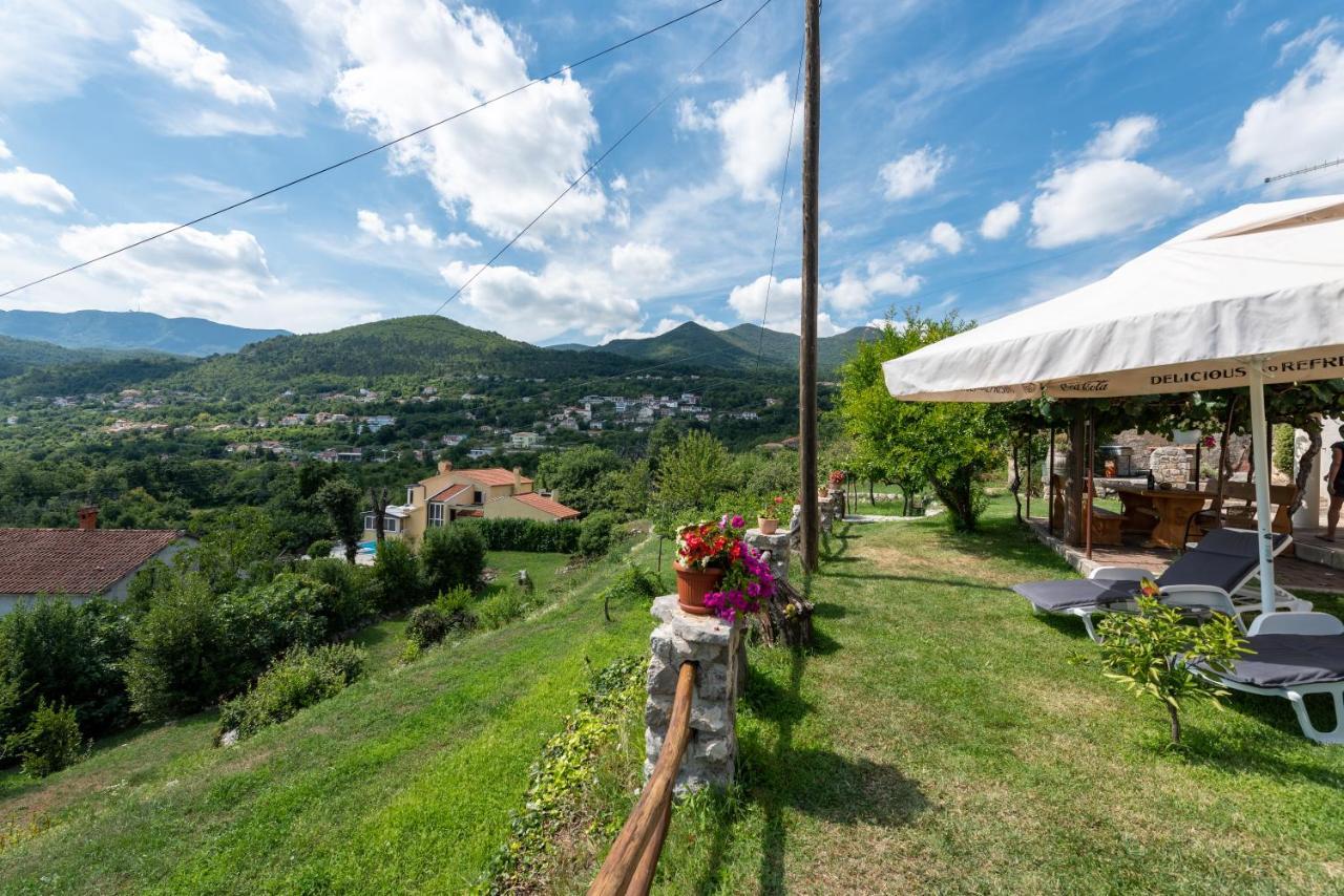 Sea View Apartment with Garden near Opatija Veprinac Buitenkant foto