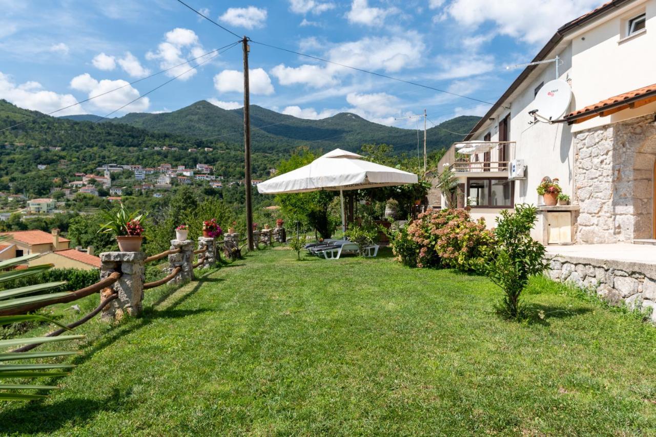 Sea View Apartment with Garden near Opatija Veprinac Buitenkant foto