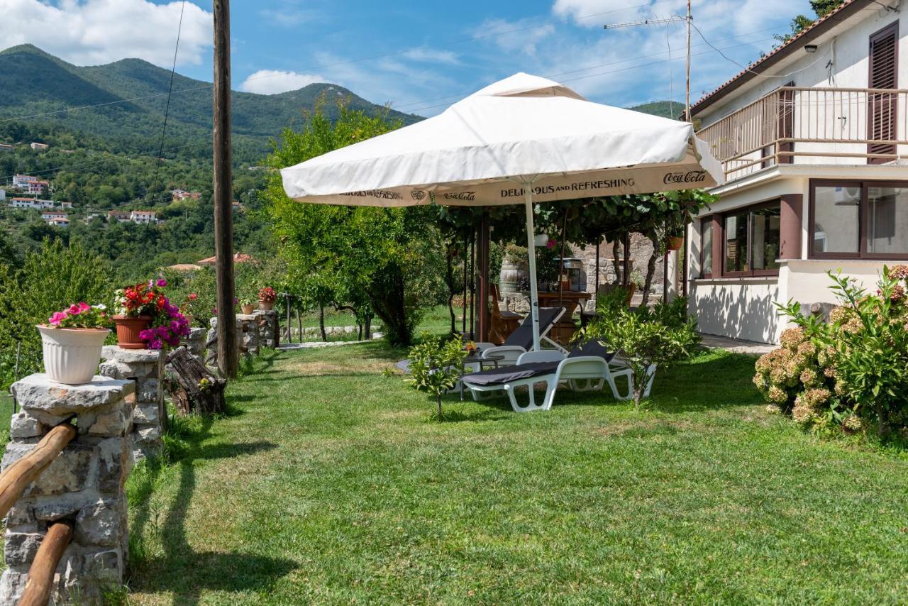 Sea View Apartment with Garden near Opatija Veprinac Buitenkant foto