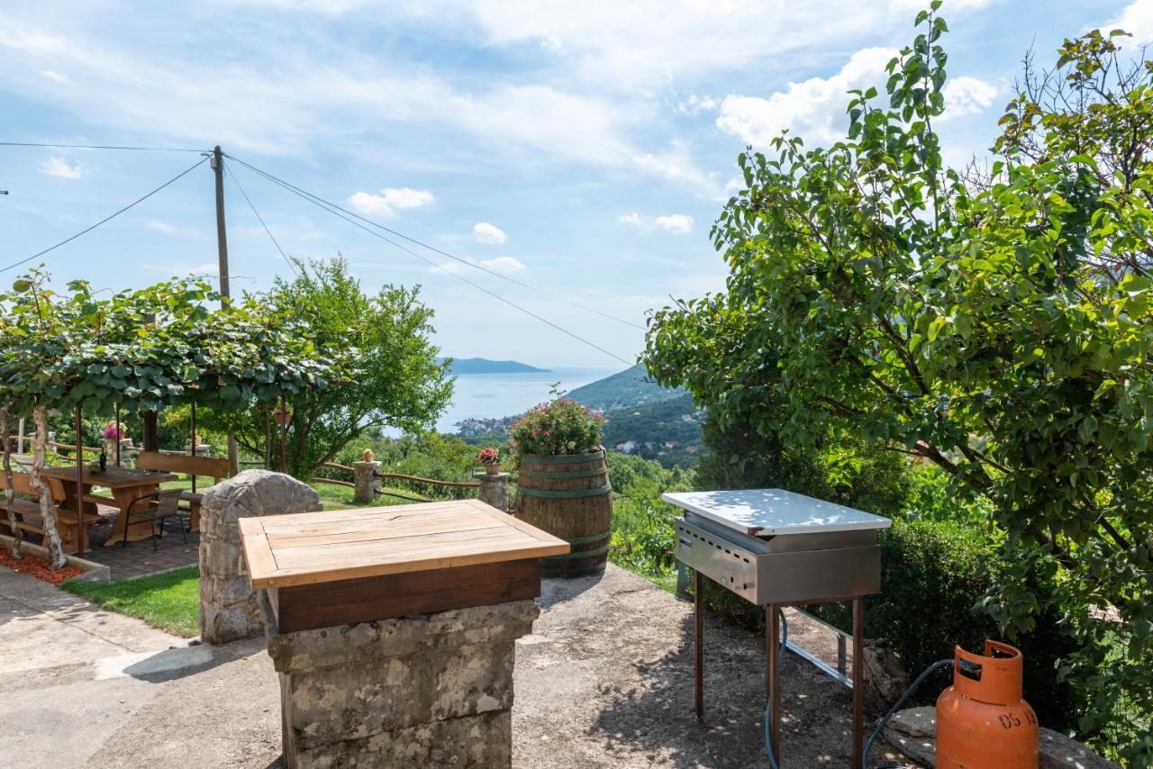 Sea View Apartment with Garden near Opatija Veprinac Buitenkant foto