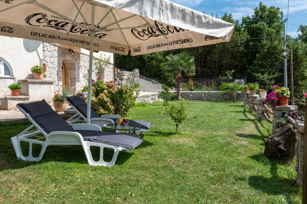 Sea View Apartment with Garden near Opatija Veprinac Buitenkant foto