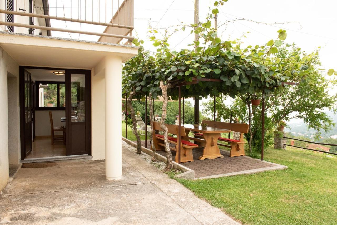 Sea View Apartment with Garden near Opatija Veprinac Buitenkant foto