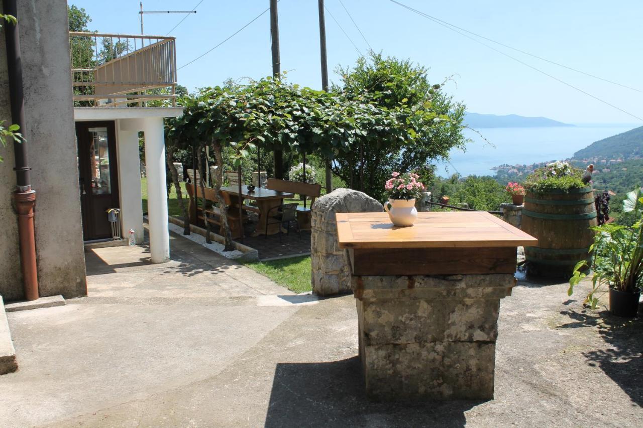 Sea View Apartment with Garden near Opatija Veprinac Buitenkant foto
