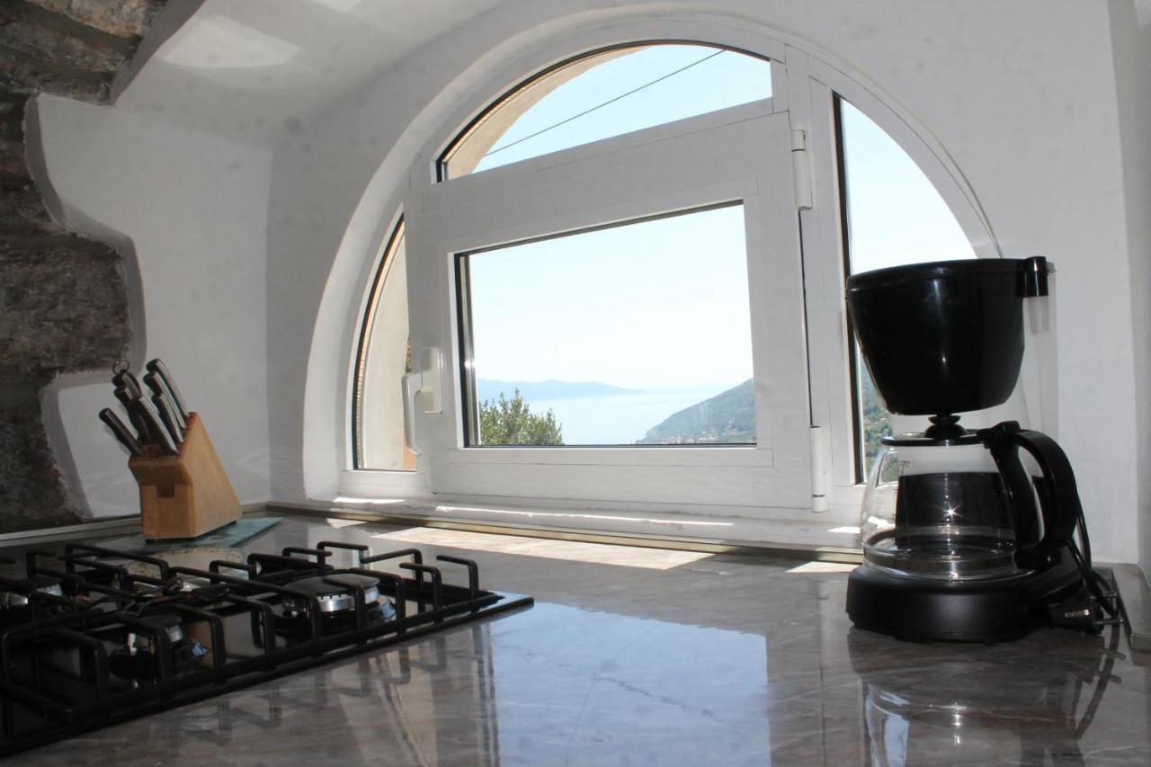 Sea View Apartment with Garden near Opatija Veprinac Buitenkant foto