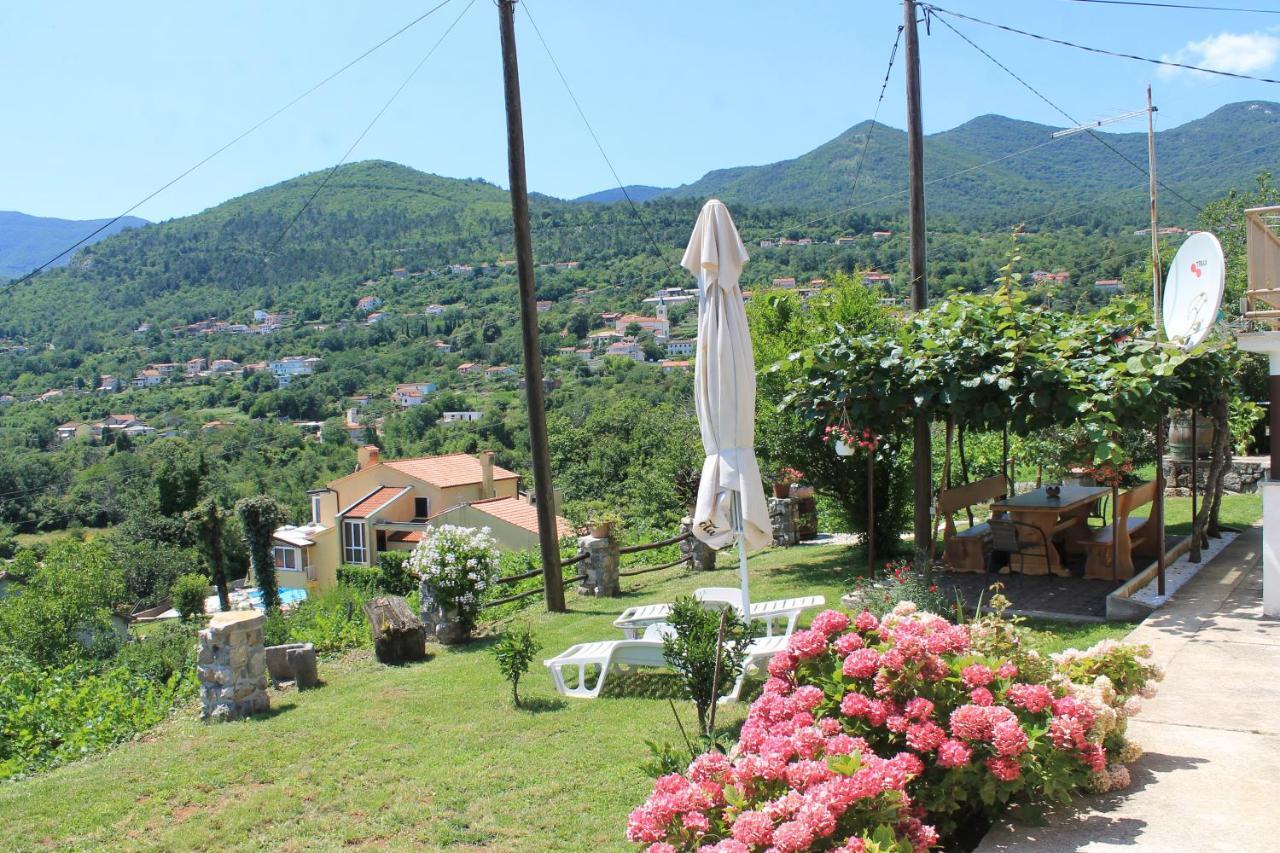 Sea View Apartment with Garden near Opatija Veprinac Buitenkant foto