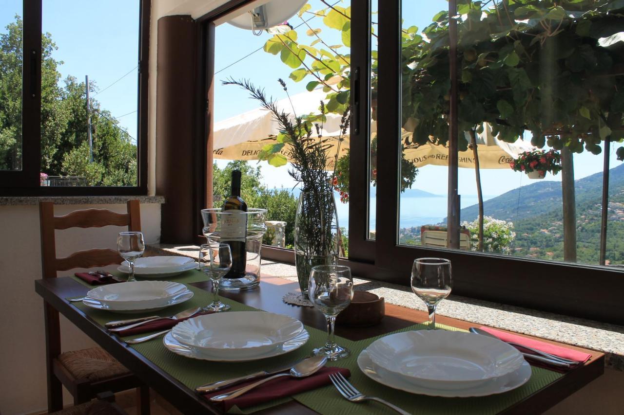 Sea View Apartment with Garden near Opatija Veprinac Buitenkant foto